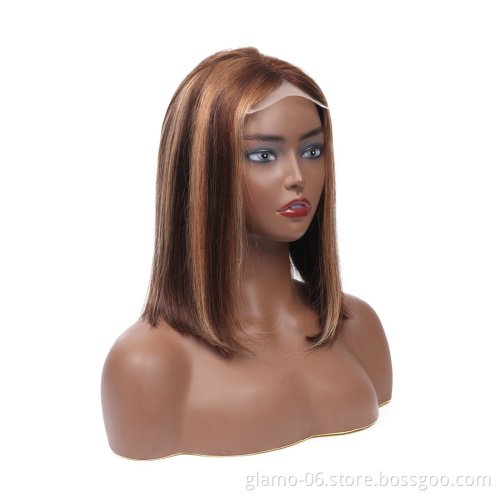 Hd Lace Wigs Pre Plucked And Bleached Highlighted Bob Wigs Perruqu En Gros